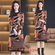 韓国ファッションオシャレニットワンピース　新作