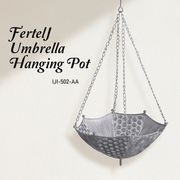 ◆アビテ◆打ち出し模様がポイントのガーデンシリーズ♪【フェルテ・アンブレラハンギングポット】