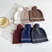 「2025」子供用★帽子★ニット★キッズ★耳カバー★暖かい★6色