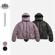 PQ0572 2025年冬新作 アウトドア ダウンジャケット ユニセックス 厚手 フード付き アウター 防寒