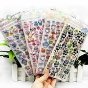 手作り DIY ぷくぷく ボンボンシール 3Dステッカー 立体ステッカー 粘着シール