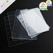 文具 透明ディバイダー DIY 手帳用カード A6/A7/M5替え芯のみ 活頁ノート用6穴/5穴インナーページ