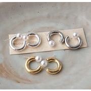 C形パール２Wayピアス