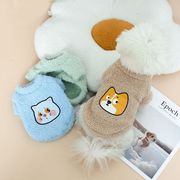 小型犬用 厚手フリース スウェット 裏地ふわもこ動物シリーズ秋冬服 直送