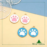 猫の爪 アクセサリーパーツ デコパーツ カン付き ペンダント DIY素材 ハンドメイド 可愛い