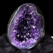 【動画】【一点物】ジオード　アメジスト　エッグ型　ウルグアイ産