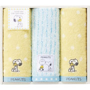 スヌーピー フェイスタオル3P TT84303054