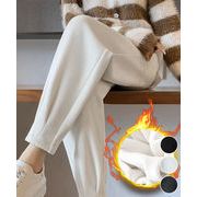 【日本倉庫即納】 裏起毛コーデュロイテーパードパンツ9分丈