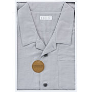 UCHINO マシュマロガーゼ メンズパジャマ グレー LAサイズ RC20821 GY/L