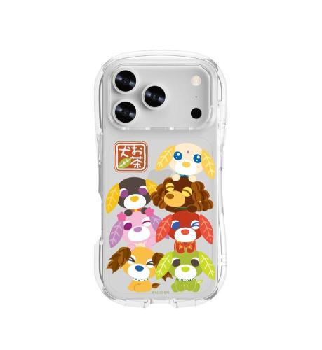 お茶犬 iPhone17Pro対応 クリスタルクリアケース 集合 OC-02A | 卸売