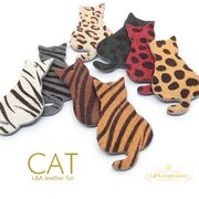 ★NEWcolor登場★L&A original★本革製品★Genuine Leather★アニマル柄のCAT★