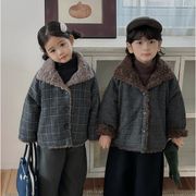 新品ins冬  暖かい服 防寒 韓国風子供服  アウター中綿コート  80-140cm