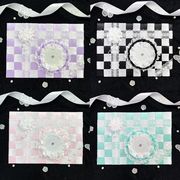 DIYパーツ 推し活素材 応援 飾り物 痛バッグ オタ活 ロゼット リボン レース 缶バッジ 6色