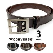 全3色 converse コンバース リアルレザーステッチベルト メンズ レディース 男女兼用 本革 革皮