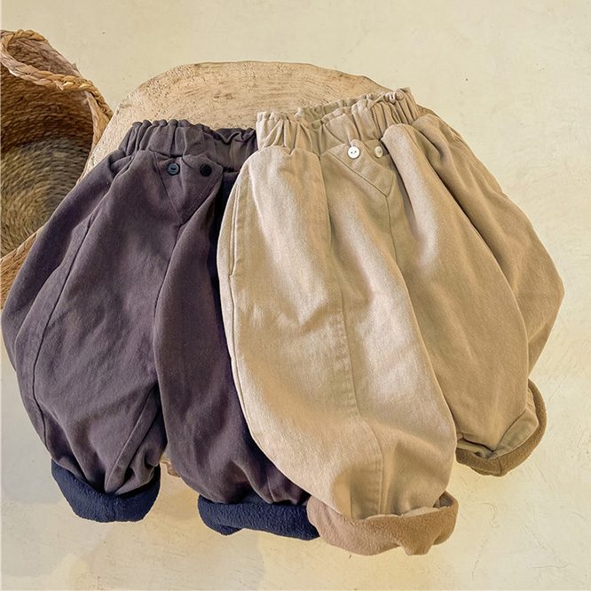 2025秋冬※SHENJ☆裏起毛 厚手 パンツ 子供パンツ 男女兼用