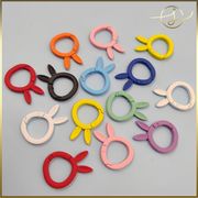 【10色】うさぎ型カラビナ 兔 ウサギ キーホルダー金具 カラフル  DIYパーツ 手芸 基礎金具 ハンドメイド