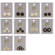 ミササ　飾りボタン　 MB-529～538（21mm、20mm、18mm、15mm）【全10種類】