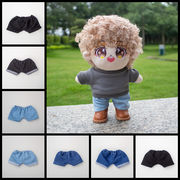 20cm／15cm対応 綿花ドール用 ボトムス ショートパンツ・デニムパンツ ドール服 卸売り 10cm対応
