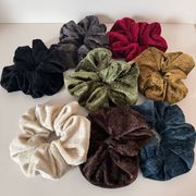 シュシュ　ヘアアクセサリー　レディース　デザイン　韓国風　髪飾り