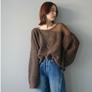 2026新作 韓国風 レディース服 ニット セーター 可愛い 2色