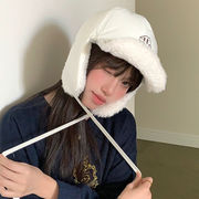 もこもこパイロットハット    耳あてハット　韓国ファッション