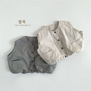 2026  春新品 ★ 韓国風子供服★ 子供ベスト 80-130cm