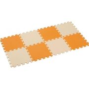 シービージャパン やわらかジョイントカラーマット 30cm 8枚組 マンゴー