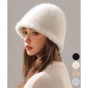 【日本倉庫即納】 バケットハット 起毛 暖かい帽子 秋冬