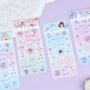 diy 手作り オタ活 顔飾り 推し活 自作グッズ 3Dシール 立体ステッカー アクリル ラインストーン