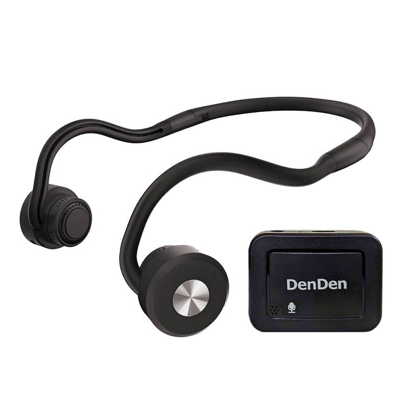 集音器付 骨伝導ヘッドホン デンデン DEN-HEADH