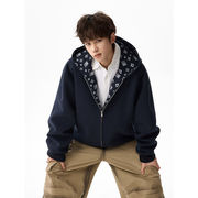 メンズファッション ジップアップパーカー 男女兼用 カジュアル トップス 春秋 2026新作 ★全4色