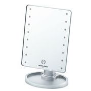 マリ・クレール　LEDライト付回転スタンドミラー