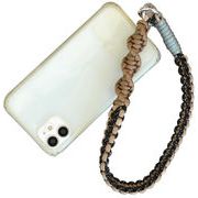配色 ロープ ショート スマホストラップ