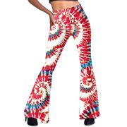 2026春秋新作 ボトムス 女 レディース プリント スキニー レギンス 九分丈パンツ ラッパ・ズボン