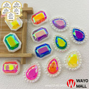 新入荷 デコパーツ樹脂   DIY素材 貼り付けパーツ デコ素材 手芸材料衣類と靴帽子アクセサリーパーツ