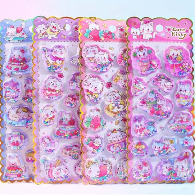 2026新作 予約販売 手芸diyノート用ステッカー 手帳シール ステッカー  3Dシール 装飾シール 立体シール