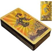 【置き配配送】 タロット ゴールドタロット3点セット タロットカード+ポーチ+水晶 さざれ石 ウェイト版