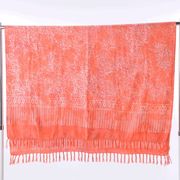 パレオ/ アジアンサロン/マルチクロス  coral leaf