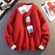 2026春秋メンズ服 シンプル おしゃれ ニットセーター 韓国風 トップス 防寒 温かい インナーシャツ[M~3XL]