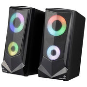USB電源スピーカー LEDイルミネーション機能付き AudioComm