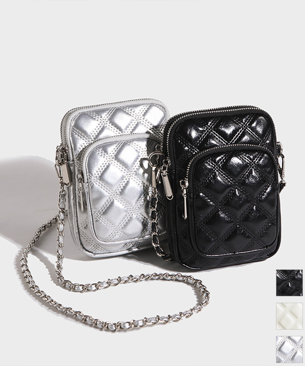 【日本倉庫即納】 キルティングバッグ ミニショルダーバッグ