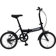 フィールドチャンプ １６インチ折畳み自転車ＢＫ MG-FCP16BK