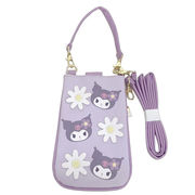 サンリオ 2WAY ポシェット 立体 フラワー 刺繍 ICカードポケット付き クロミ【小ロット販売】