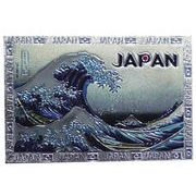 【日本の魅力を凝縮！ホイル角型マグネット】北斎富士