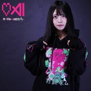 我愛求ム乙女。プルパーカー 地雷系 原宿系 長袖パーカー ユニセックス オーバーサイズ