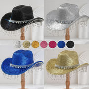 タッセル、キラキラ、ラインストーン　カウボーイハットD00002