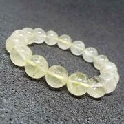 ブラジル産 天然石 レモンクォーツ 硫黄水晶 ブレスレット 約12mm 《SION 天然石 パワーストーン》