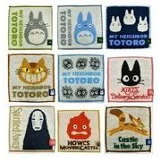 スタジオジブリ 豆タオル ミニタオル タオルハンカチ キャラクター雑貨 トトロ カオナシ ジブリグッズ