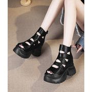 【日本倉庫即納】 グラディエーター サンダル 厚底サンダル