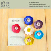 ■ピズム■■2026SS　新作■　レザーブローチ　Flower　CE